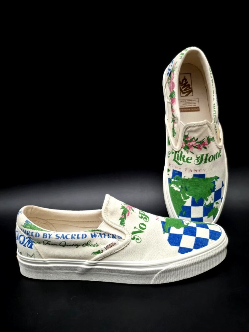 Vans Eco Theory Classic Slip-on Eco Positivity 500714 Sneakers Women's Size 10